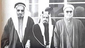 Moh’d Taher Al Sharif with H.H.SH. Isa bin Salman Al Khalifa – early 1960’s